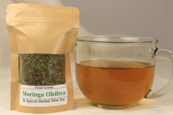 Moringa oliefera and Spiced Herbal Mint Tea